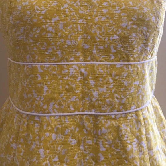 Tahari Embellished Yellow Dress - Picture 4 of 5